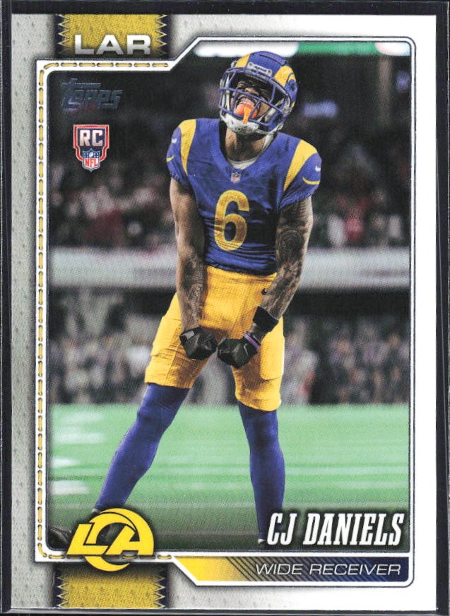2026 Topps Flagship Football CJ Daniels RC #391 – framsida
