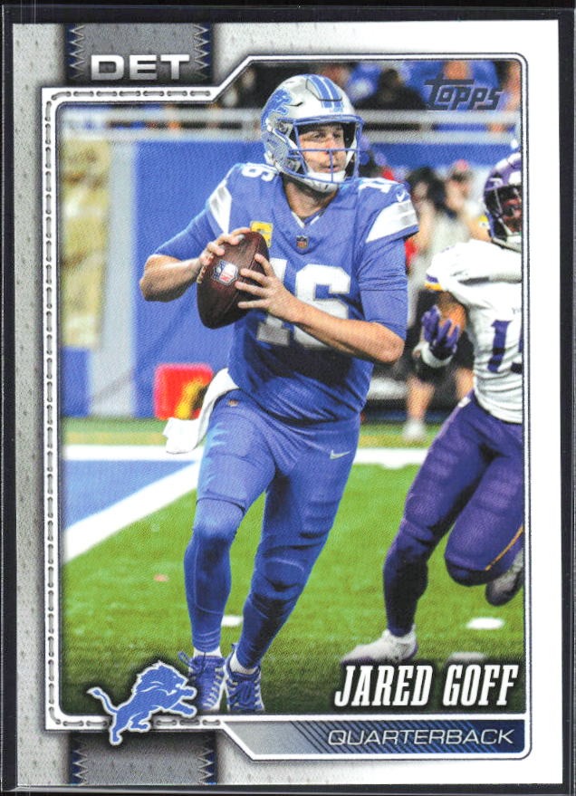 2026 Topps Flagship Football Jared Goff #68 – framsida