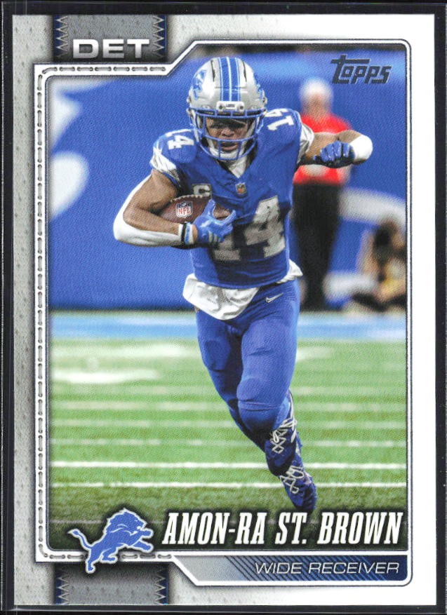 2026 Topps Flagship Football Amon-Ra St. Brown #66 – framsida