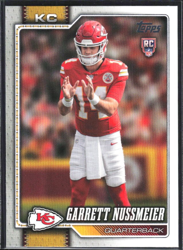 2026 Topps Flagship Football Garrett Nussmeier RC #303 – framsida