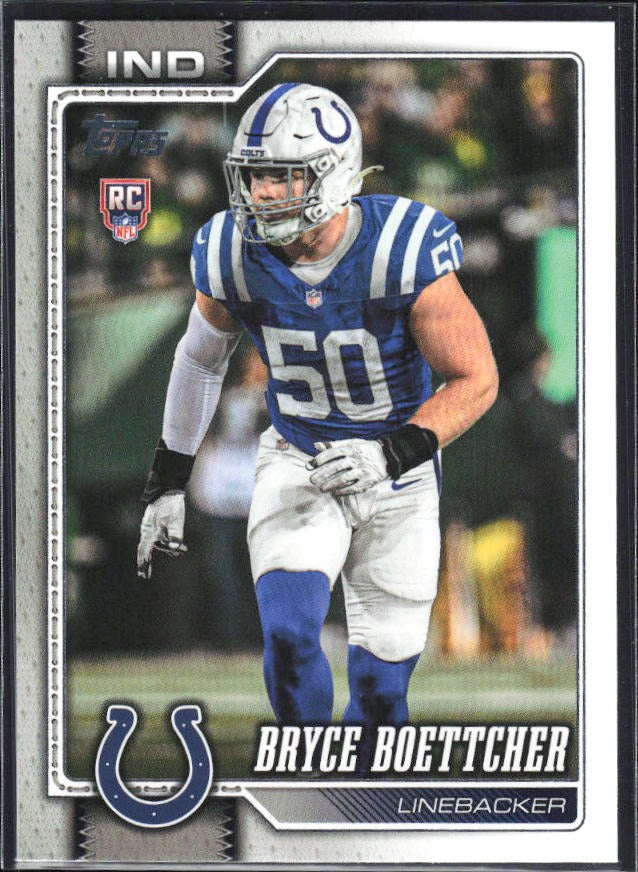 2026 Topps Flagship Football Bryce Boettcher RC #371 – framsida