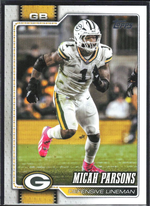 2026 Topps Flagship Football Micah Parsons #72 – framsida