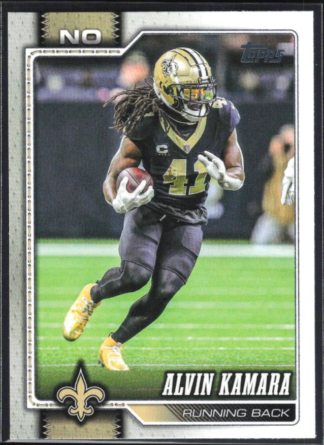 2026 Topps Flagship Football Alvin Kamara #149 – framsida