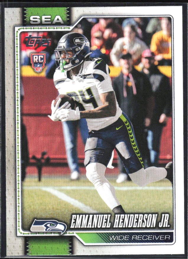 2026 Topps Flagship Football Emmanuel Henderson Jr. RC #392 – framsida