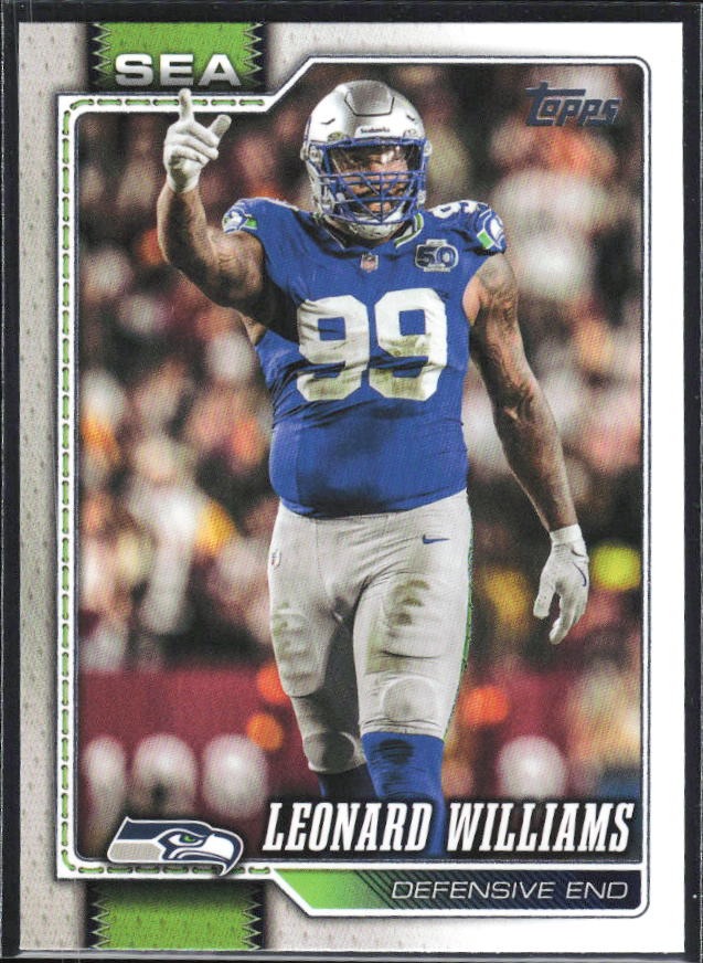2026 Topps Flagship Football Leonard Williams #181 – framsida