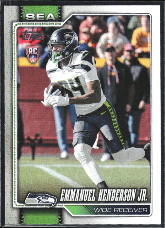 2026 Topps Flagship Football Emmanuel Henderson Jr. RC #392 – framsida