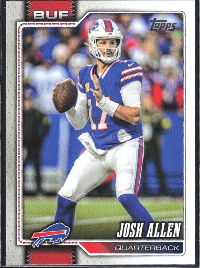 2026 Topps Flagship Football Josh Allen #22 – framsida