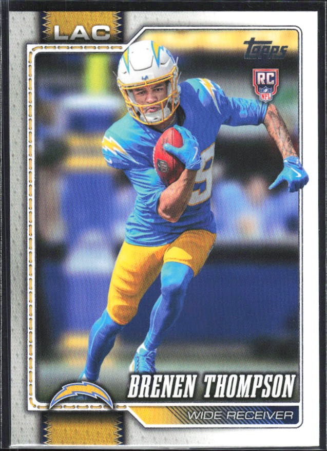 2026 Topps Flagship Football Brenen Thompson RC #334 – framsida