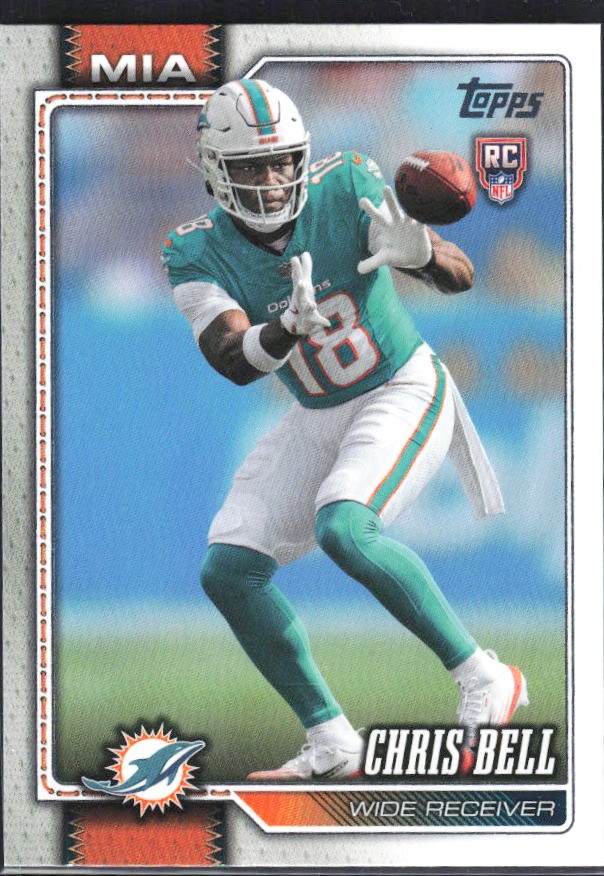 2026 Topps Flagship Football Chris Bell RC #324 – framsida