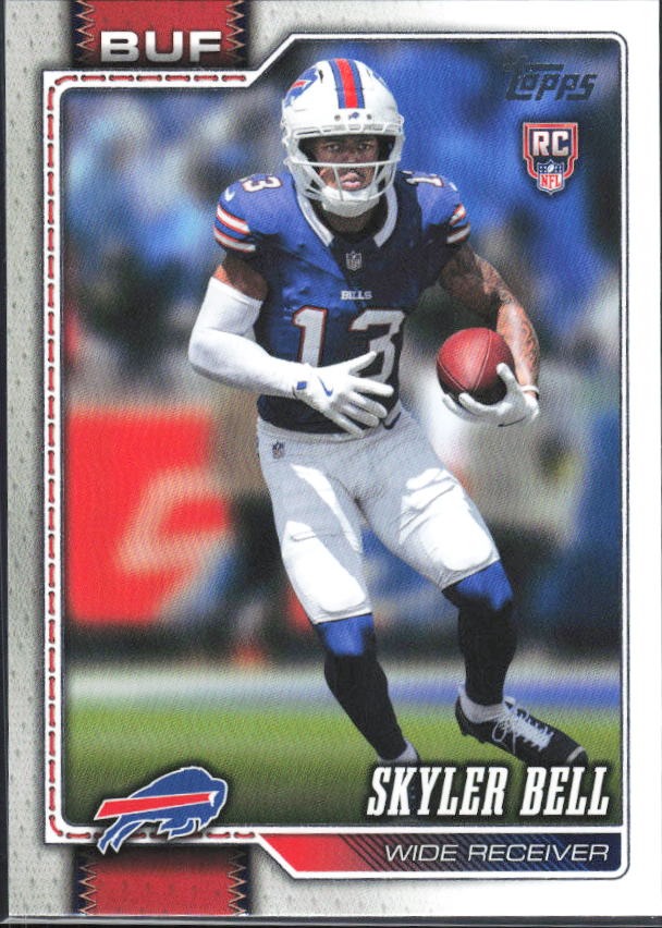 2026 Topps Flagship Football Skyler Bell RC #327 – framsida