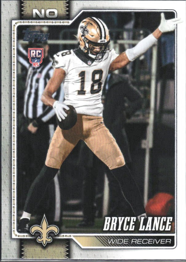 2026 Topps Flagship Football Bryce Lance RC #332 – framsida