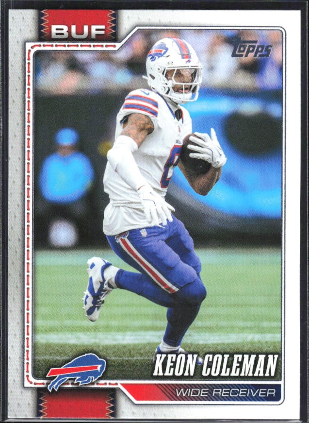 2026 Topps Flagship Football Keon Coleman #20 – framsida