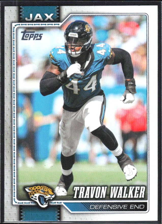 2026 Topps Flagship Football Travon Walker #230 – framsida