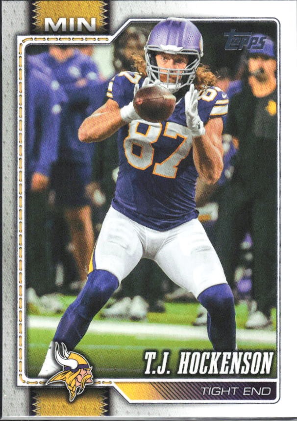 2026 Topps Flagship Football T.J. Hockenson #241 – framsida