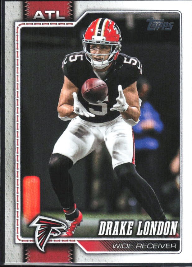 2026 Topps Flagship Football Drake London #11 – framsida