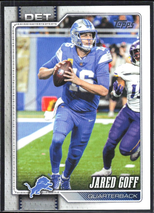2026 Topps Flagship Football Jared Goff #68 – framsida