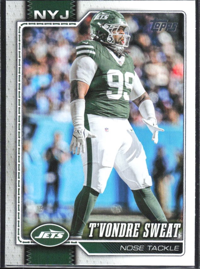 2026 Topps Flagship Football T’Vondre Sweat #256 – framsida