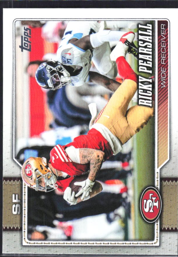 2026 Topps Flagship Football Ricky Pearsall #182 – framsida