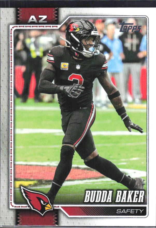 2026 Topps Flagship Football Budda Baker #201 – framsida