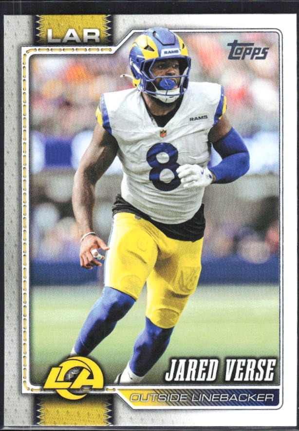 2026 Topps Flagship Football Jared Verse #231 – framsida