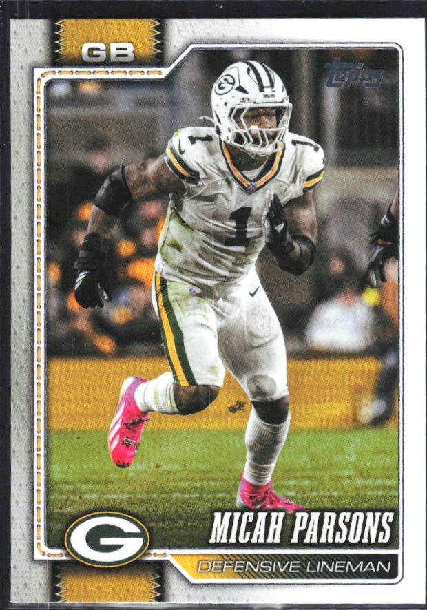 2026 Topps Flagship Football Micah Parsons #72 – framsida