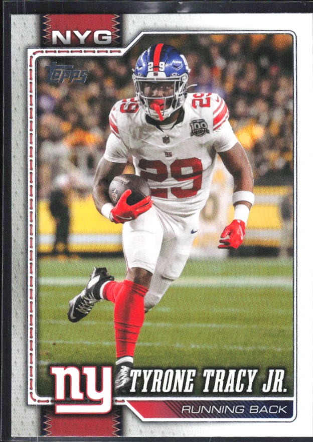 2026 Topps Flagship Football Tyrone Tracy Jr. #152 – framsida