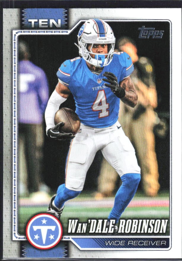 2026 Topps Flagship Football Wan'Dale Robinson #246 – framsida