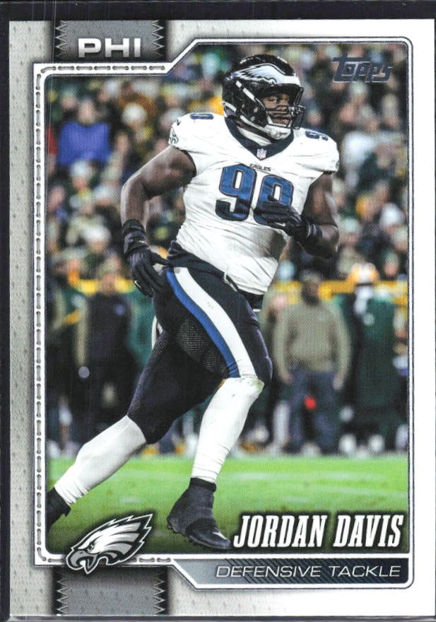 2026 Topps Flagship Football Jordan Davis #168 – framsida