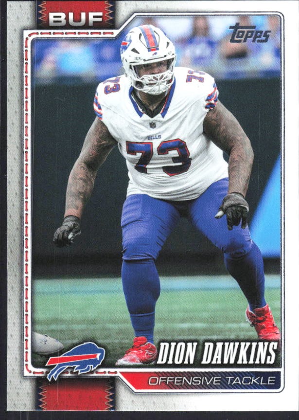 2026 Topps Flagship Football Dion Dawkins #23 – framsida