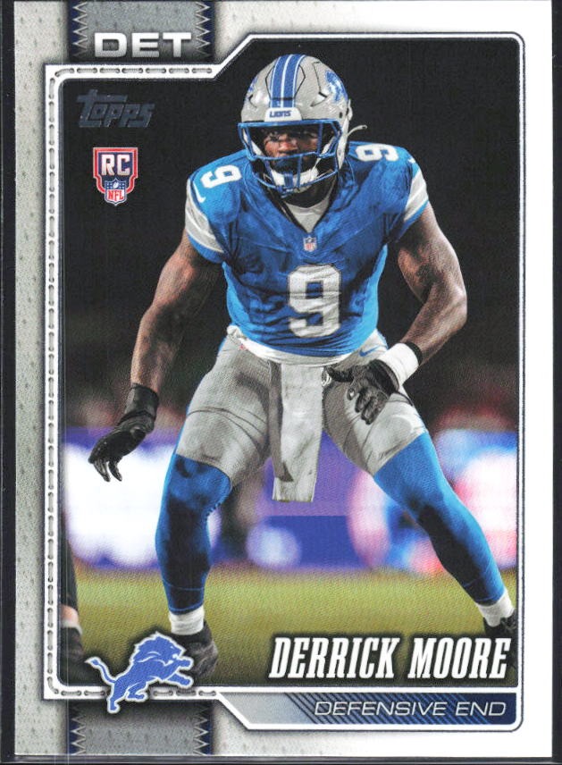 2026 Topps Flagship Football Derrick Moore RC #317 – framsida