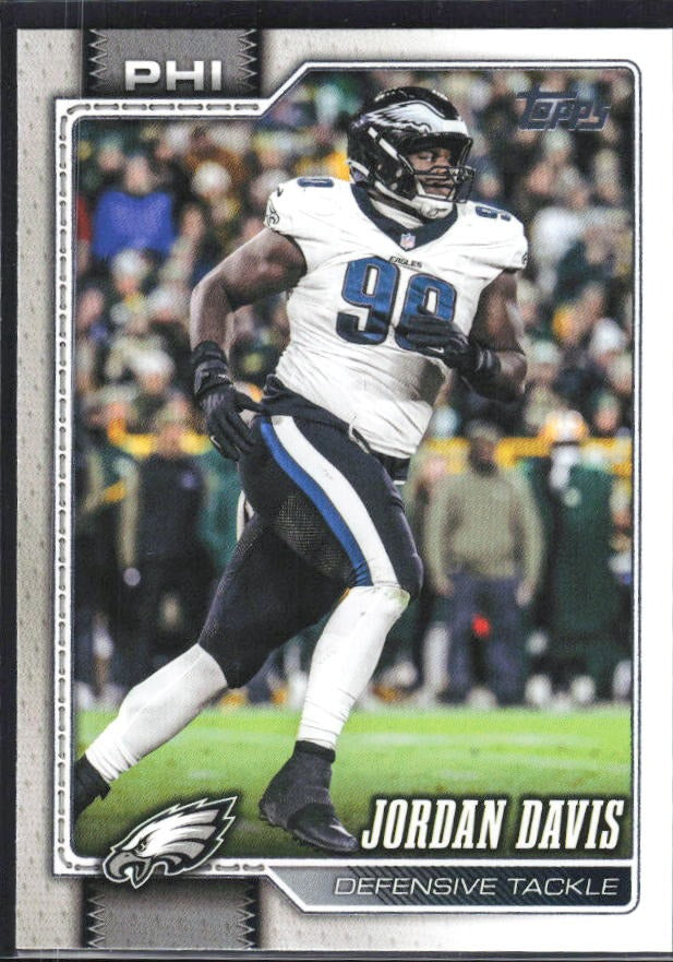 2026 Topps Flagship Football Jordan Davis #168 – framsida