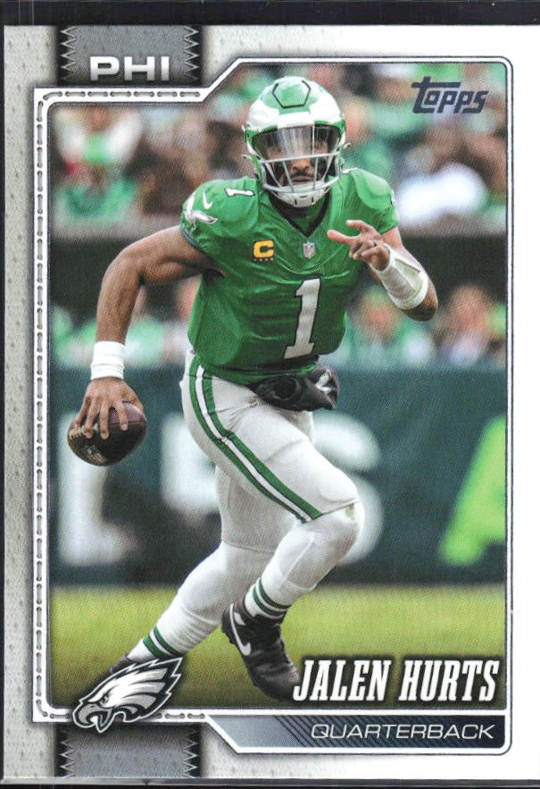 2026 Topps Flagship Football Jalen Hurts #167 – framsida