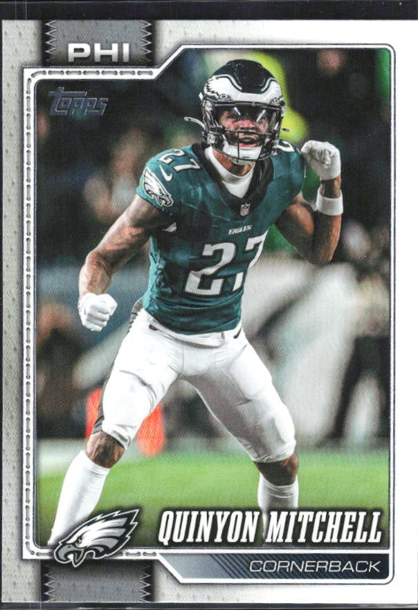 2026 Topps Flagship Football Quinyon Mitchell #249 – framsida