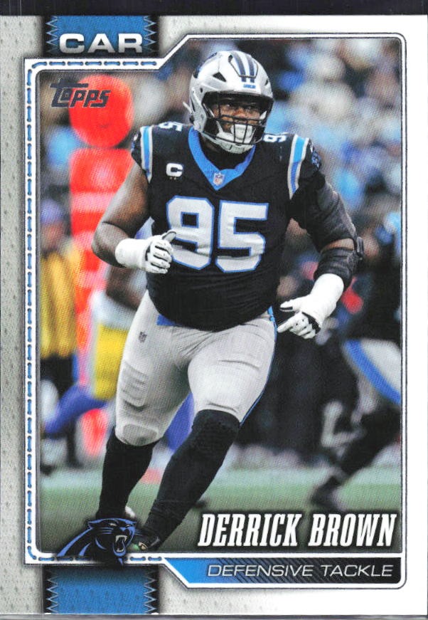 2026 Topps Flagship Football Derrick Brown #227 – framsida