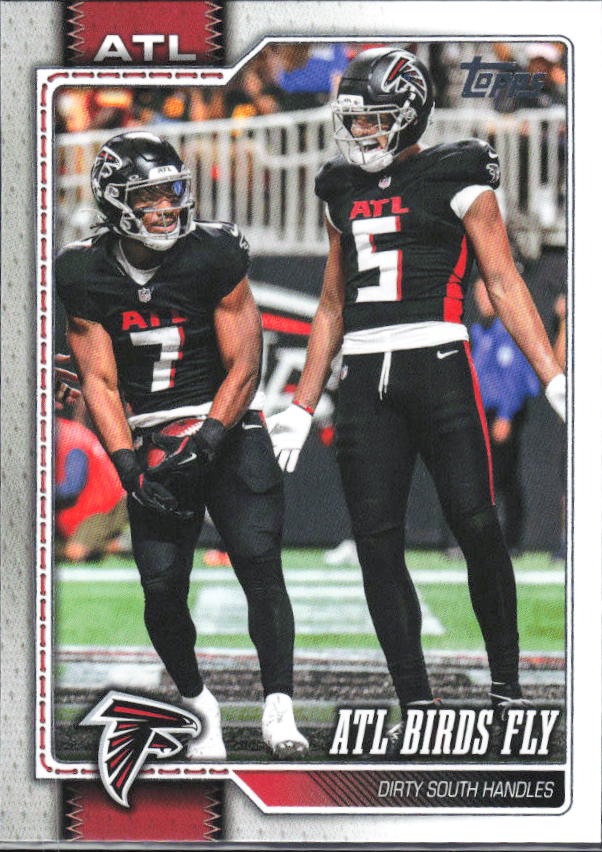 2026 Topps Flagship Football ATL Birds Fly #298 – framsida