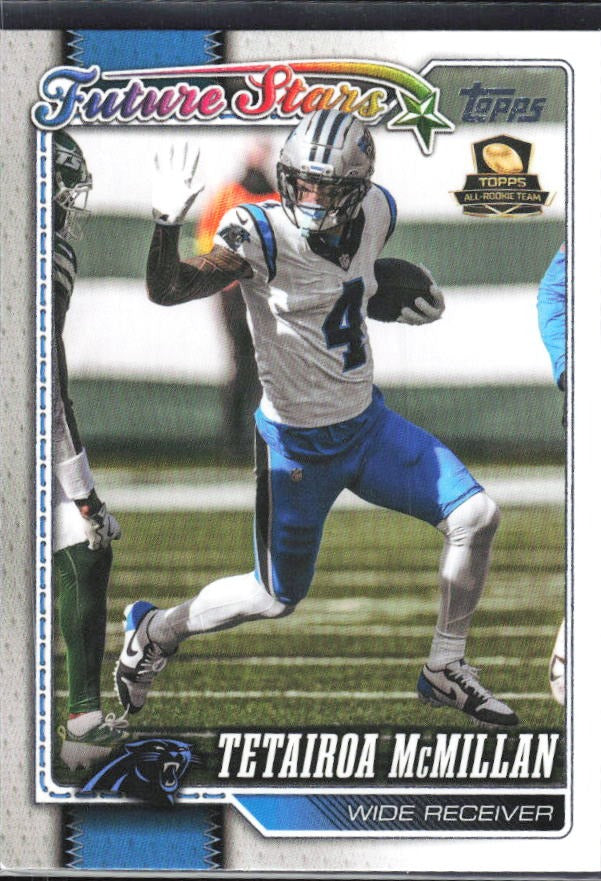 2026 Topps Flagship Football Tetairoa McMillan Future Stars #269 – framsida
