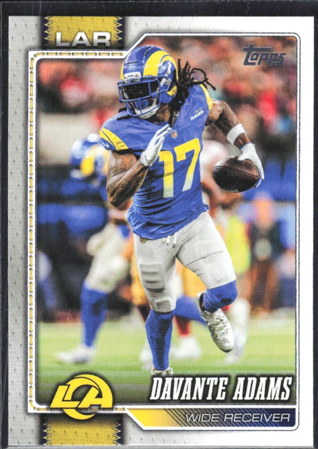 2026 Topps Flagship Football Davante Adams #117 – framsida