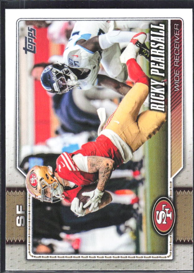 2026 Topps Flagship Football Ricky Pearsall #182 – framsida