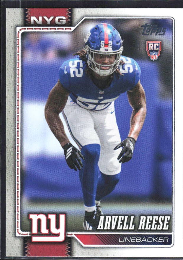 2026 Topps Flagship Football Arvell Reese RC #346 – framsida