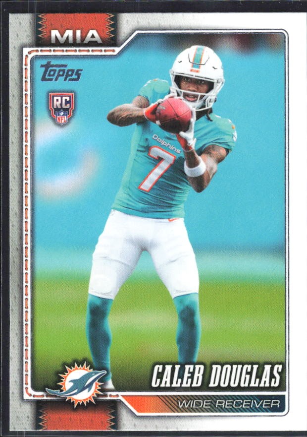 2026 Topps Flagship Football Caleb Douglas RC #365 – framsida