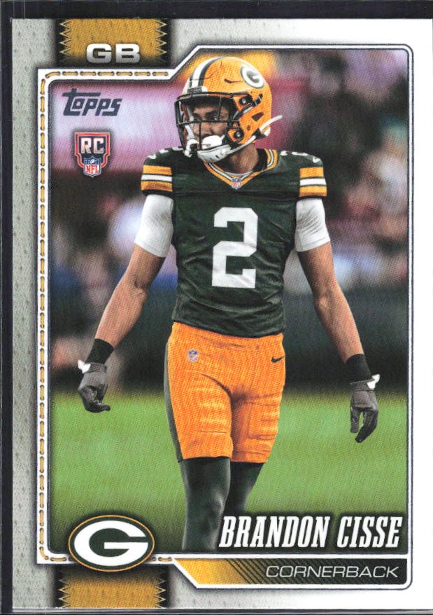 2026 Topps Flagship Football Brandon Cisse RC #375 – framsida