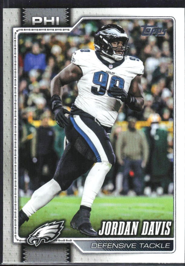 2026 Topps Flagship Football Jordan Davis #168 – framsida