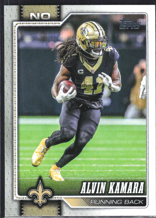 2026 Topps Flagship Football Alvin Kamara #149 – framsida