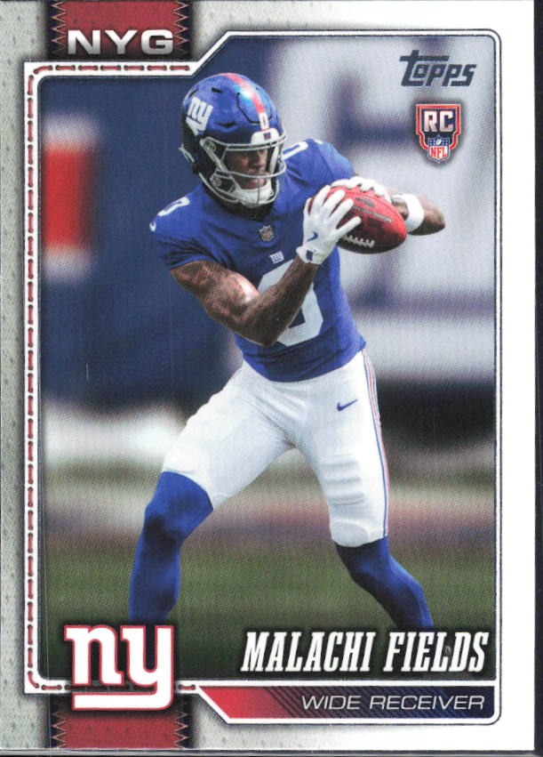 2026 Topps Flagship Football Malachi Fields RC #330 – framsida