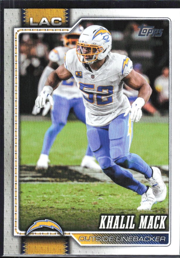 2026 Topps Flagship Football Khalil Mack #108 – framsida