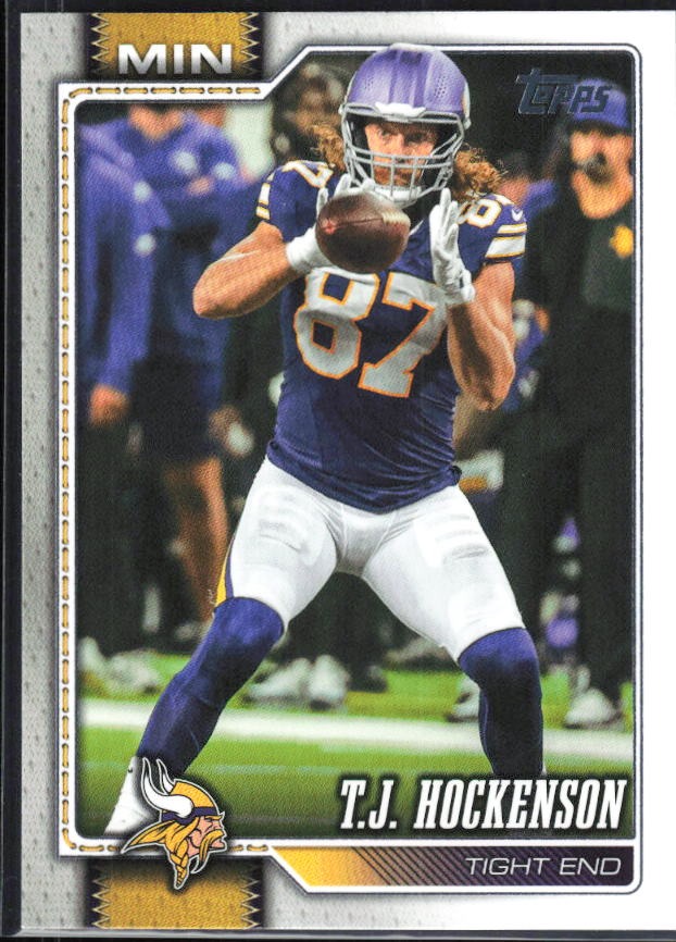 2026 Topps Flagship Football T.J. Hockenson #241 – framsida