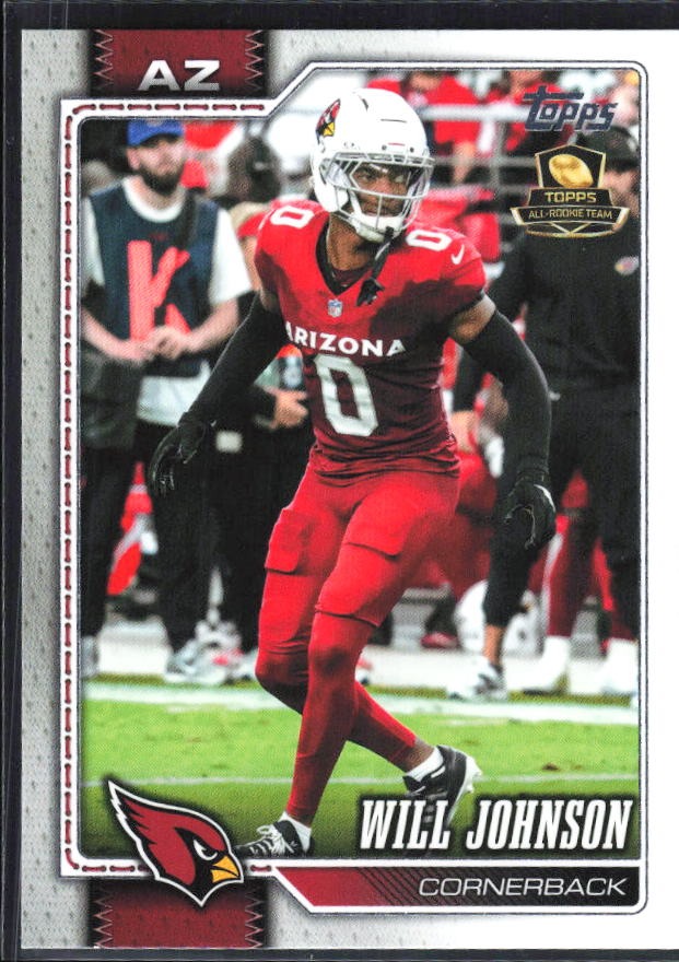 2026 Topps Flagship Football Will Johnson #6 – framsida
