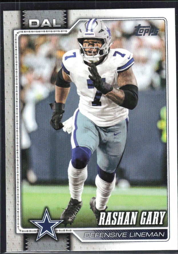 2026 Topps Flagship Football Rashan Gary #224 – framsida