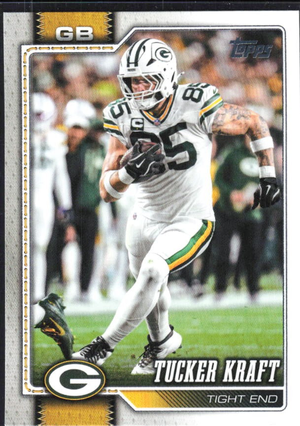 2026 Topps Flagship Football Tucker Kraft #73 – framsida