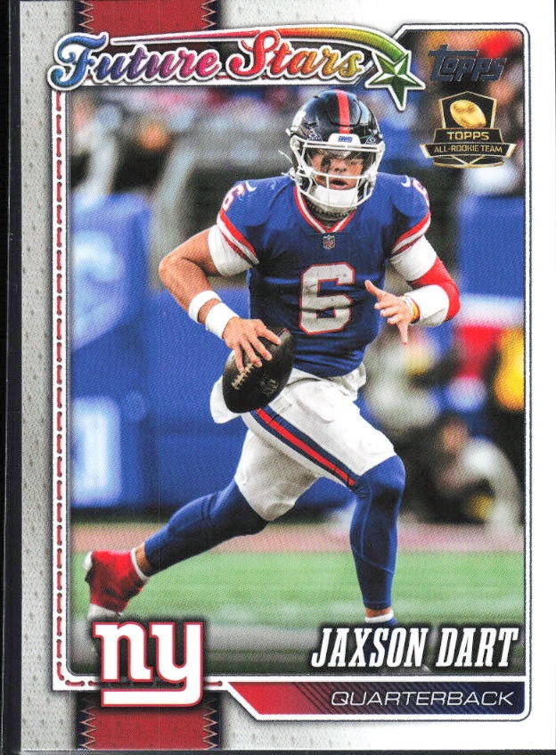 2026 Topps Flagship Football Jaxson Dart Future Stars #266 – framsida